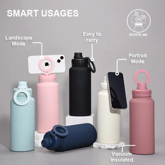 FilaShpere™ Magnetic 1L stainless steel water bottle